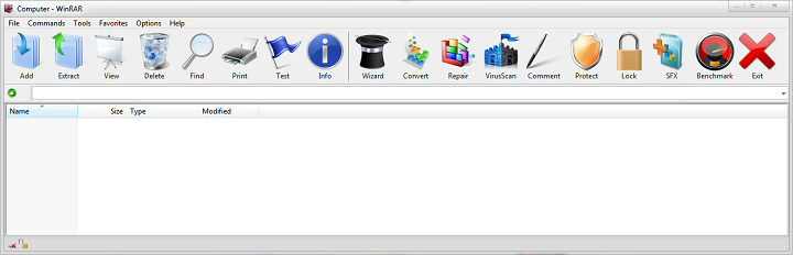 WinRar Windows 7 Default looking Skin WinRar Windows 7 Default looking Skin