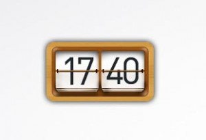 Wooden FlipClock Widget