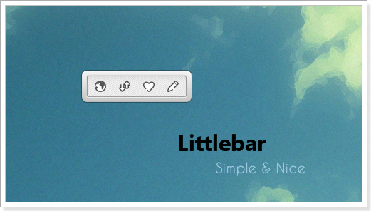 Littlebar Widget for Windows PC Littlebar Widget for Windows PC