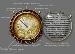 Steampunk Weather Gauge
