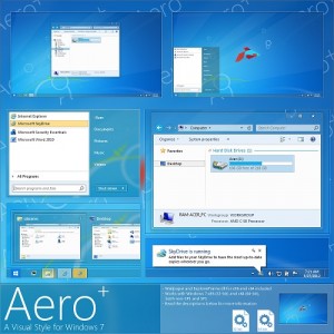 Windows 7 Theme Aero Plus Glow