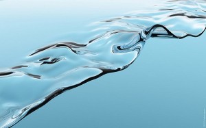 Water Flow Minimalistic 3D Wallpaper