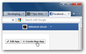 Creating a Facebook App of Your Own