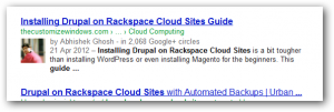 Profile Picture in Google Search