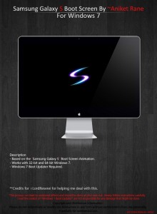 Samsung Galaxy S Boot Screen for Windows PC