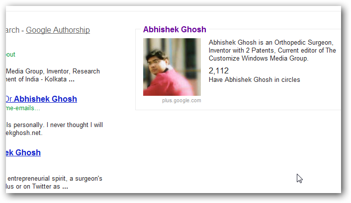 Google Authorship Google Authorship