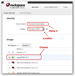 openSUSE and Rackspace Cloud Server