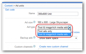 Google AdSense 300x600 Ad Unit