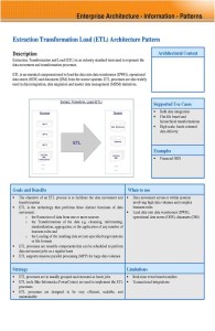 ETL (Extract, transform, load) and Virtualization
