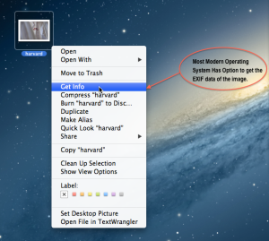 EXIF Data for Self Improvement