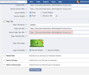 How to Use OpenShift PaaS as Facebook App