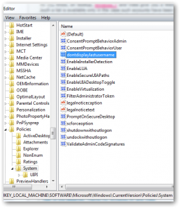 Hide User Accounts from the Welcome Screen in Microsoft Windows 7